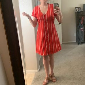 Red U.S Polo dress size medium